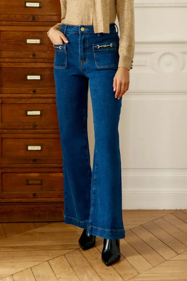 La Petite Etoile Atlantyna jeans wash wide leg