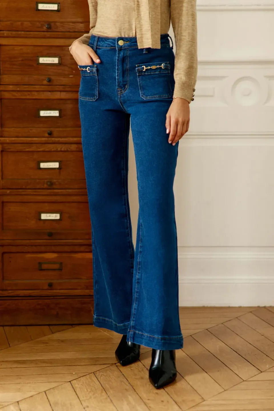 La Petite Etoile Atlantyna jeans wash wide leg