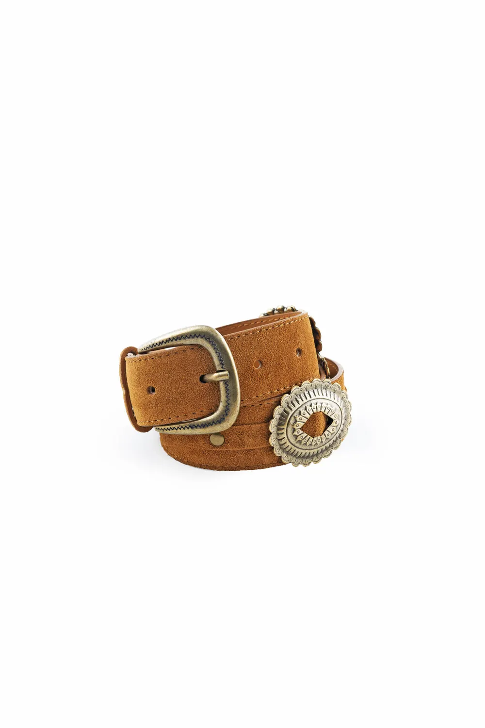 La Petite Etoile Alicia leren riem camel 75-85