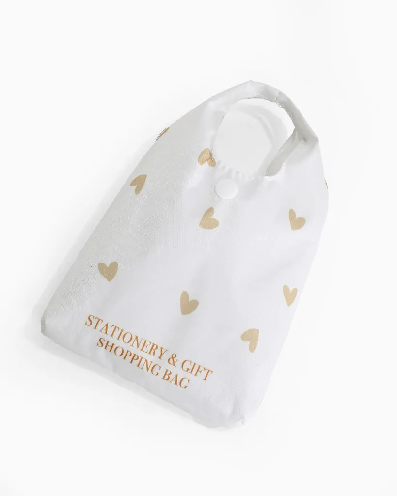 Amiek Hartjes shopper wit opvouwbaar