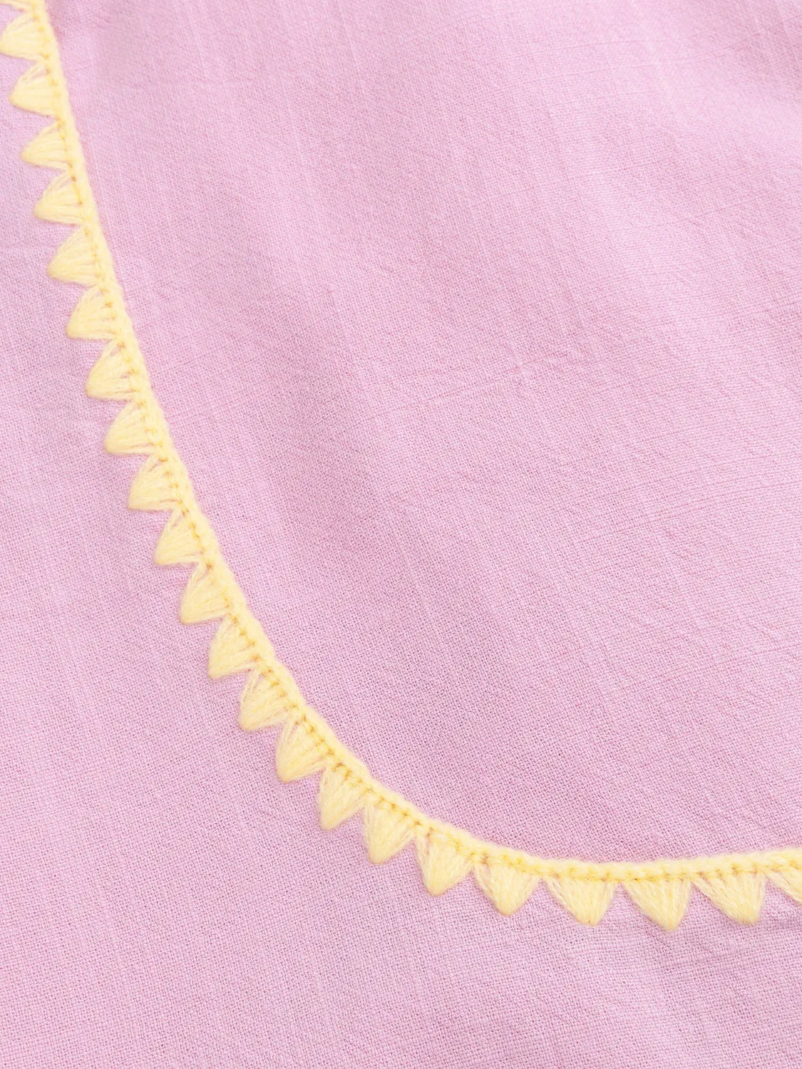 Amiek Enola short lavendel pink linnenlook 37 cm