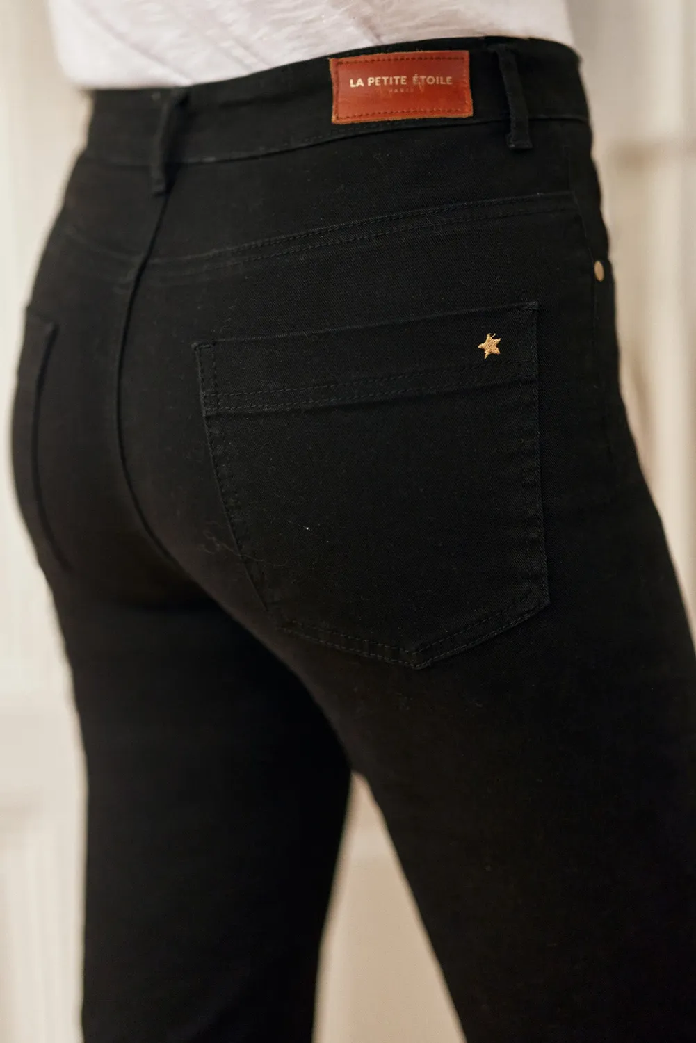 La Petite Etoile Brieg jeans slim zwart
