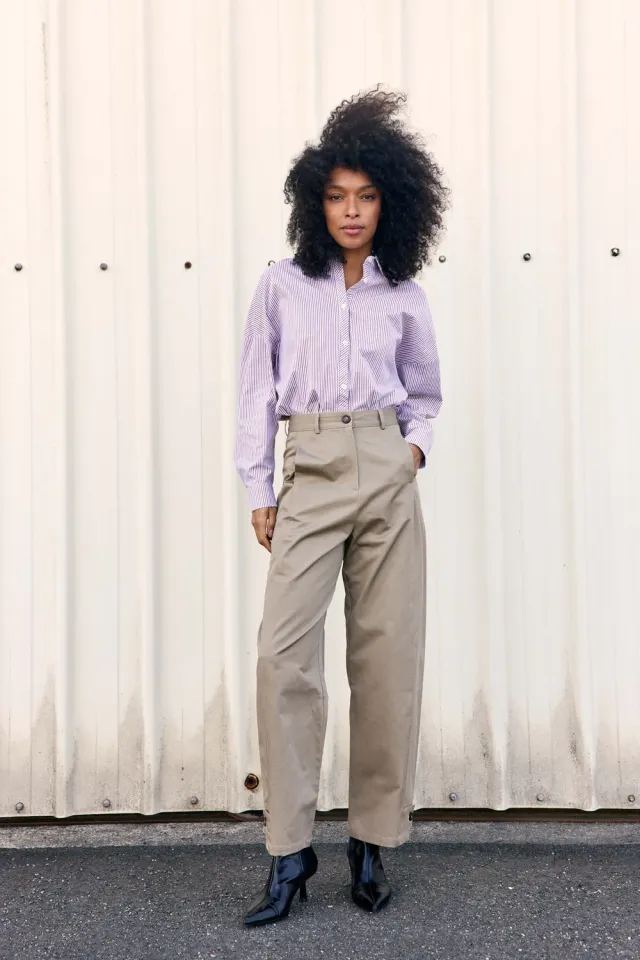 La Petite Etoile Prim broek kaki barrel