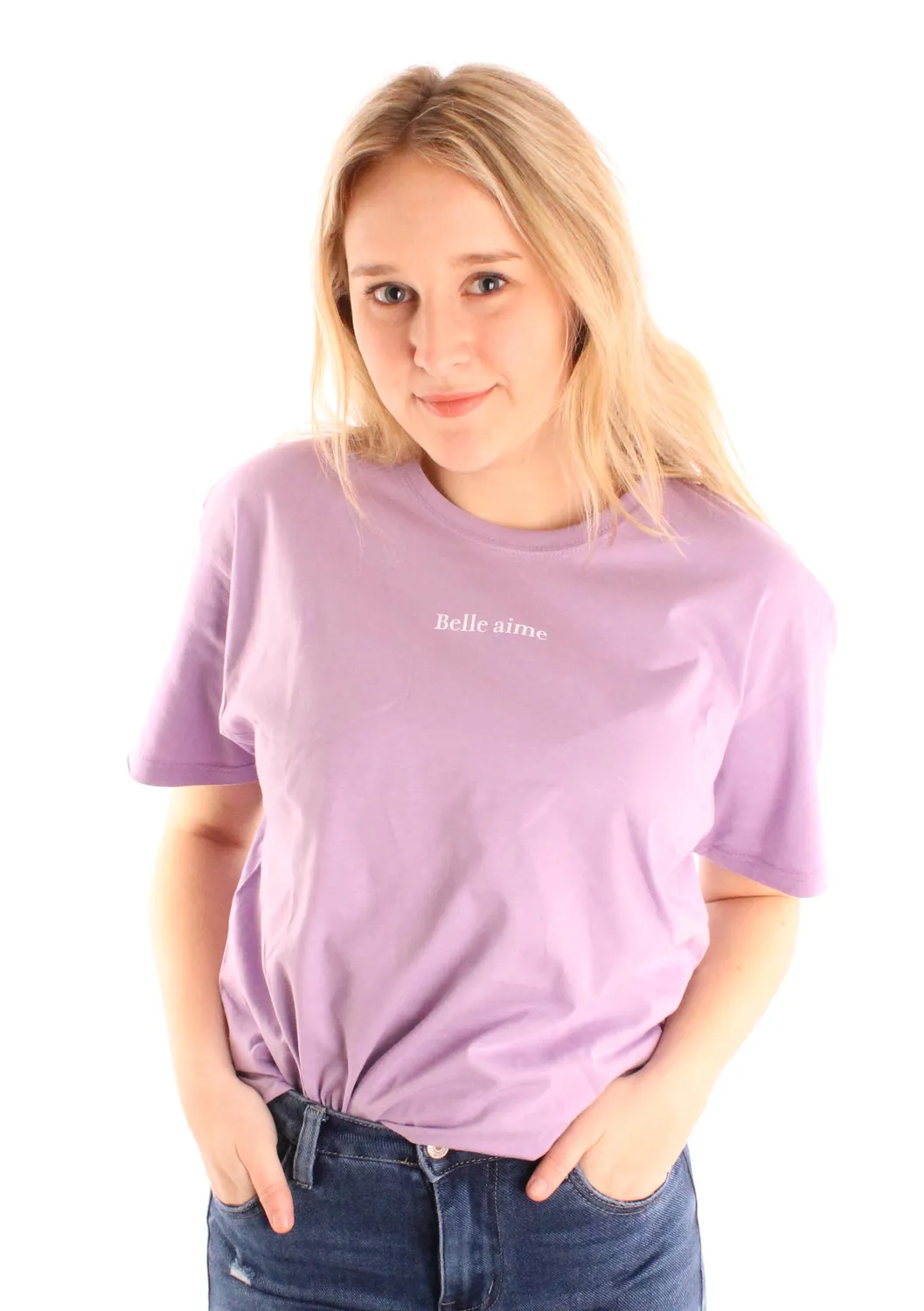 LOVEDRUNKY T-shirt Belle Aime lila shirt XS-XL