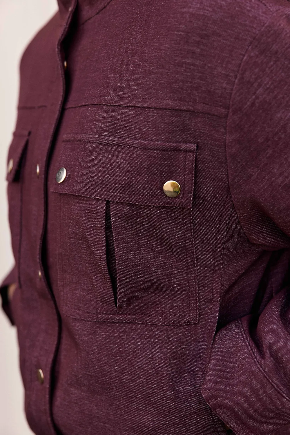 La Petite Etoile Vesky blouson bordeaux gemêleerd