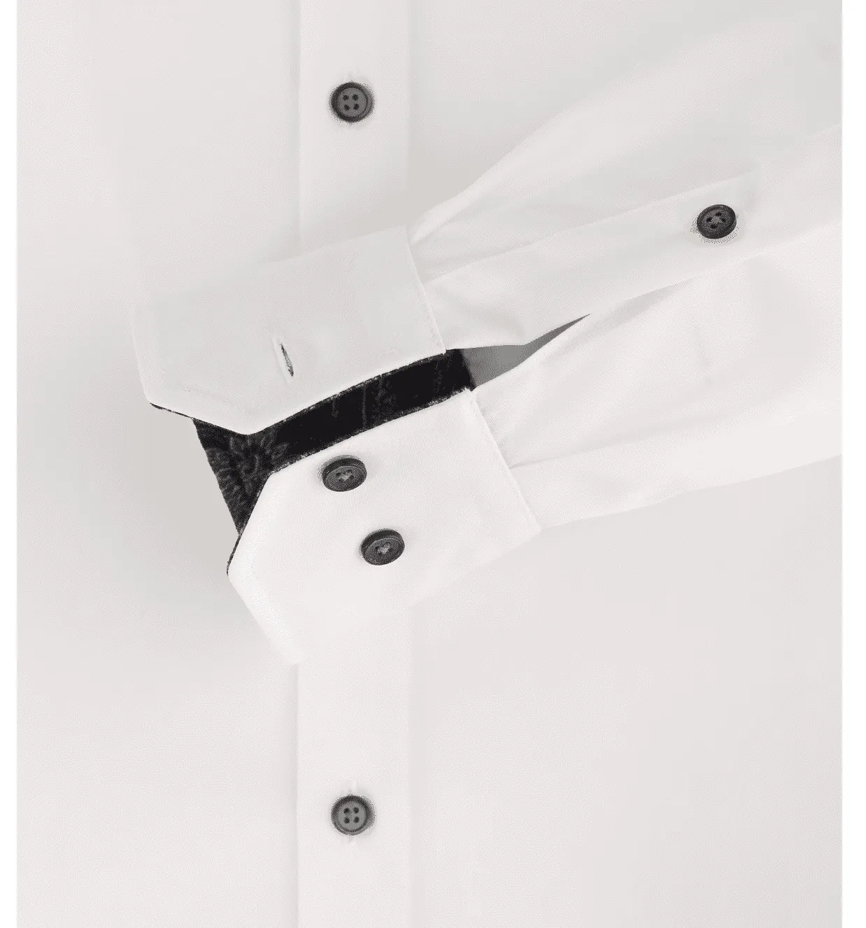 Venti Uni Heren Overhemd Wit Katoen Casual Fit