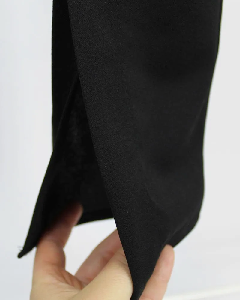 LOVEDRUNKY Split legging zwart strakke fit