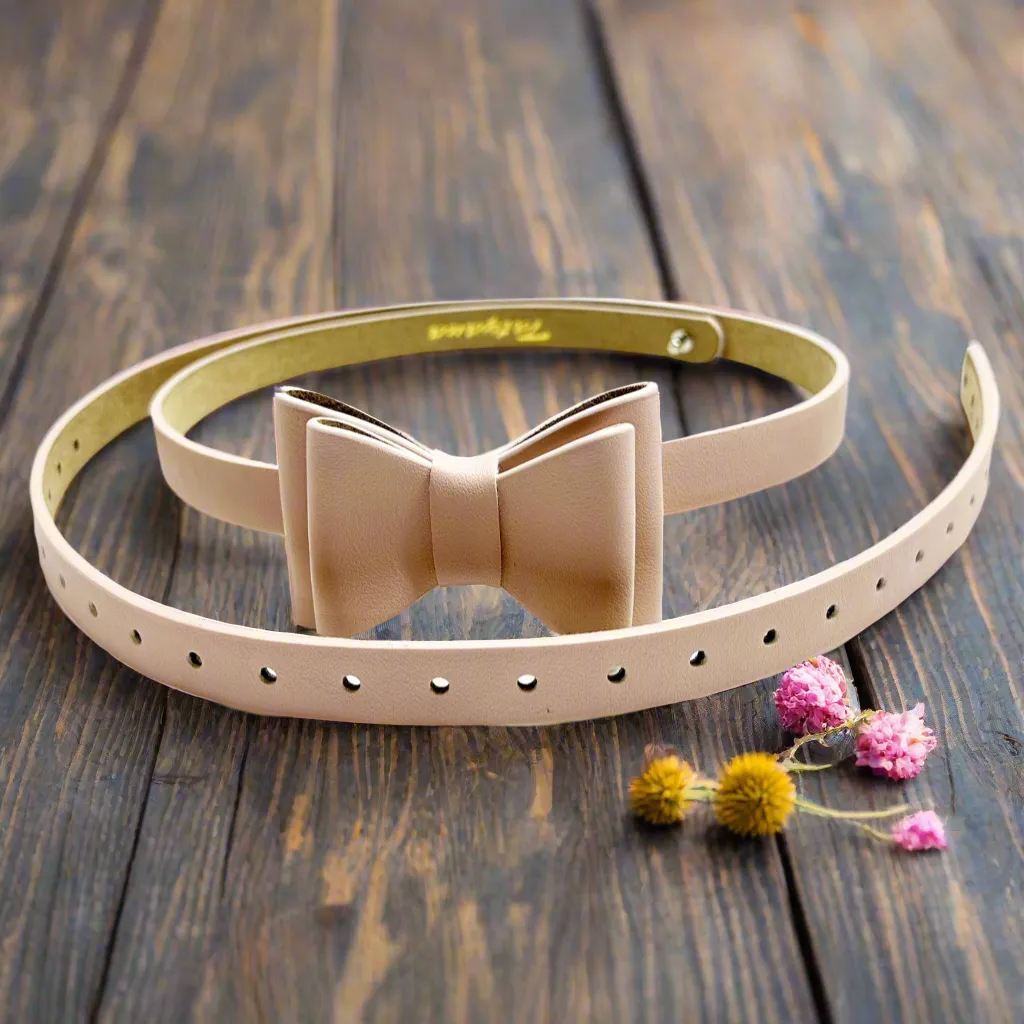 Tatyana Retro Bow verstelbare riem lak rood strik