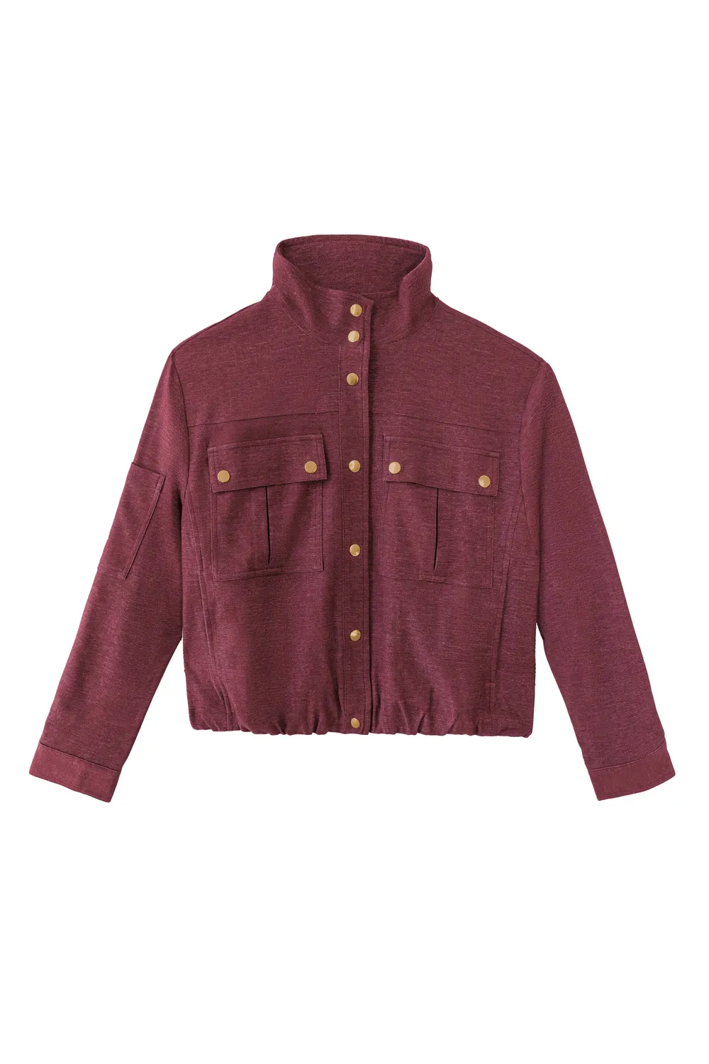 La Petite Etoile Vesky blouson bordeaux gemêleerd