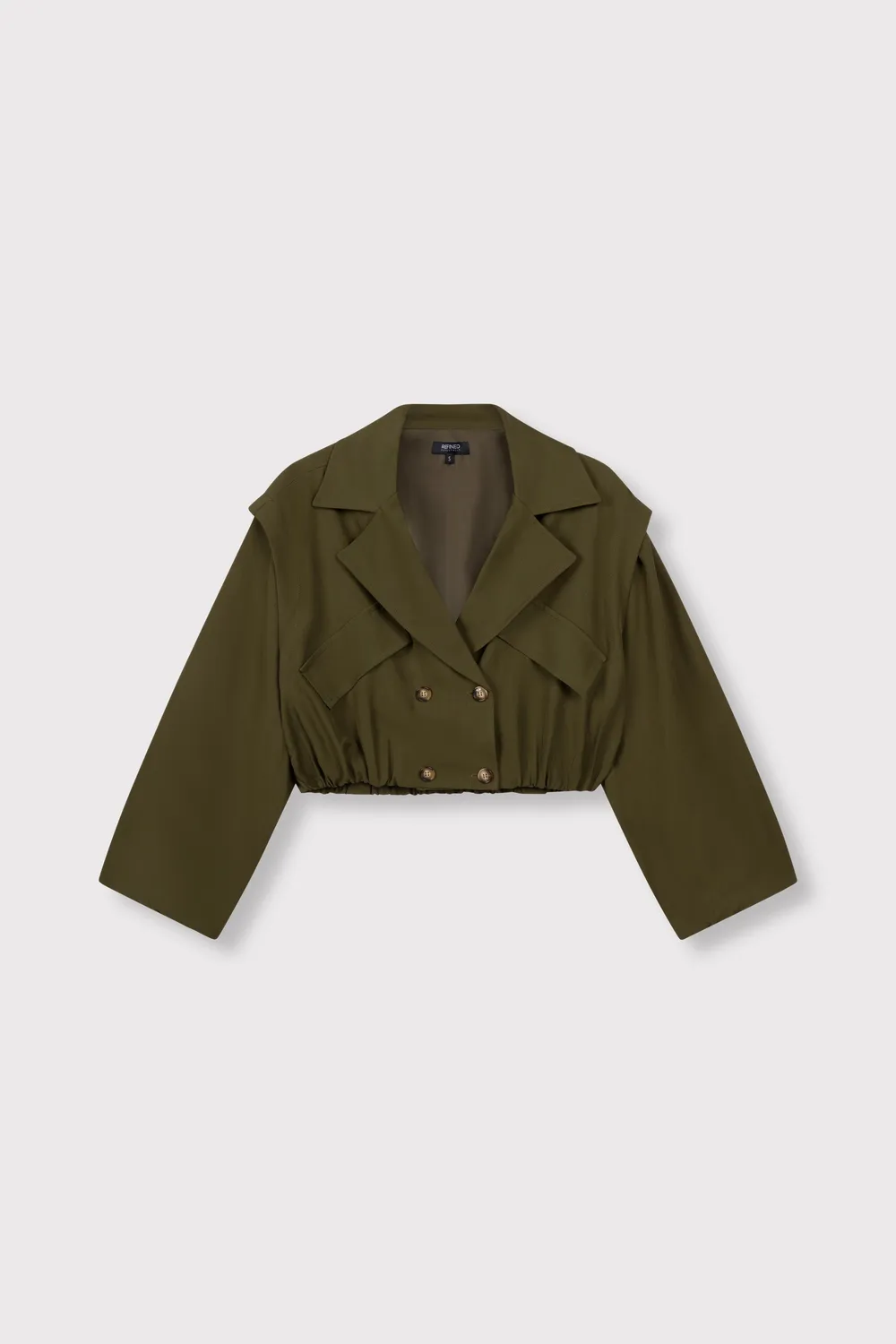 Amiek Bomber Trenchcoat Laya jas army groen