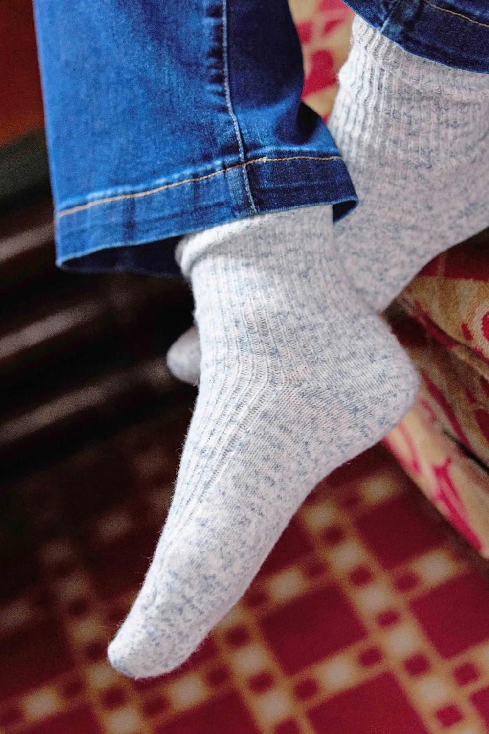La Petite Etoile Anouk sokken set mix 3 paar grijs blauw