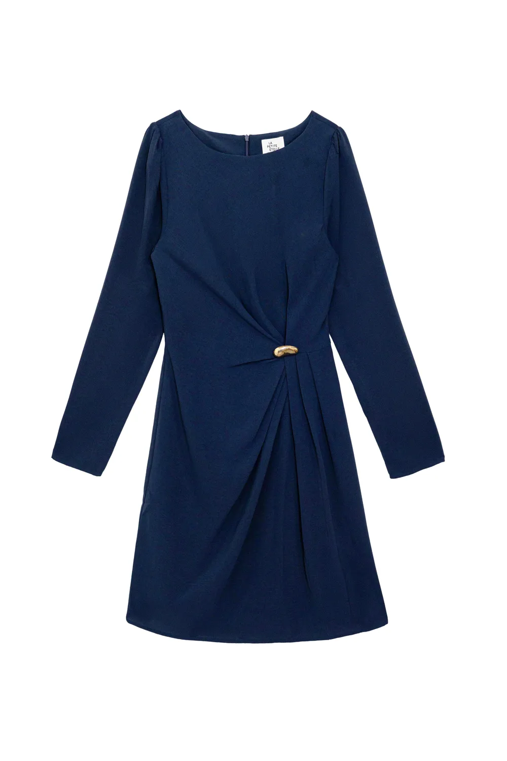 La Petite Etoile Rosal jurk blauw kort asymmetrisch