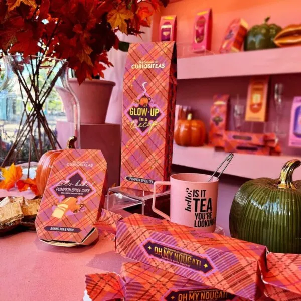 Amiek Pumpkin Spice thee giftbox tartan 70 gram