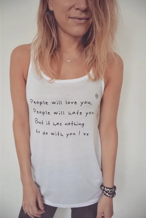 LOVEDRUNKY Racerback People Top wit S-M