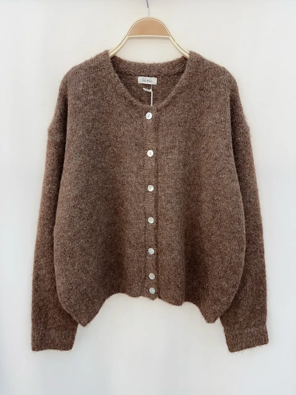 Amiek LiliLala vest bruin onesize wolmix