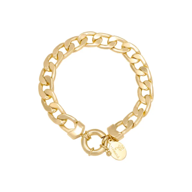 LOVEDRUNKY Statement Chain armband Goud 18cm
