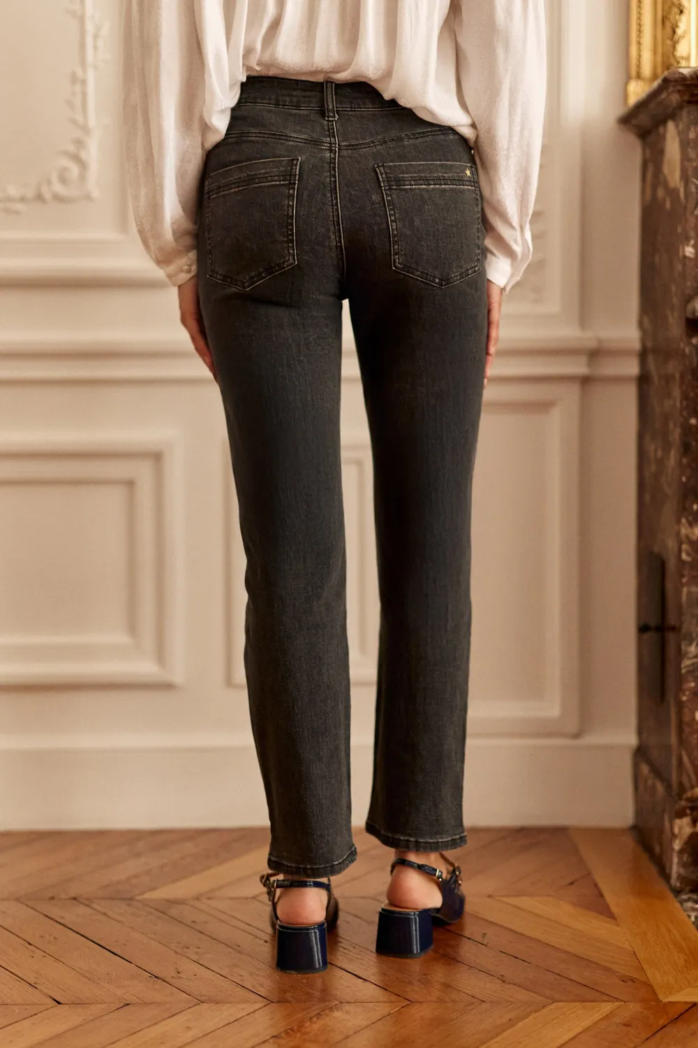 La Petite Etoile Brieg slim jeans grijs