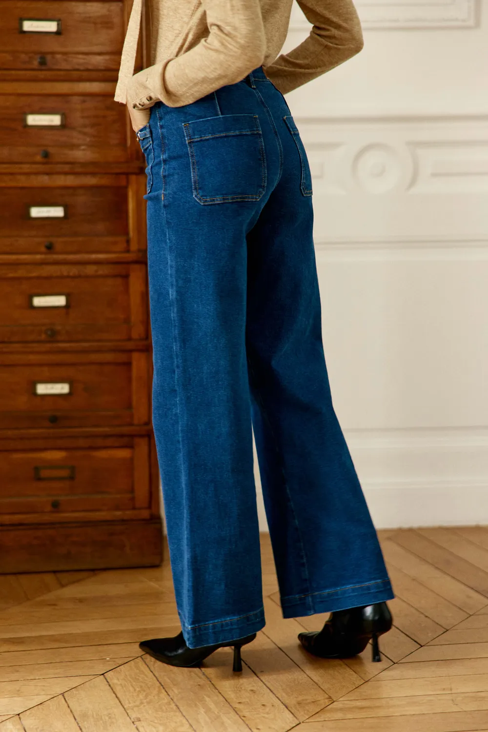 La Petite Etoile Atlantyna jeans wash wide leg