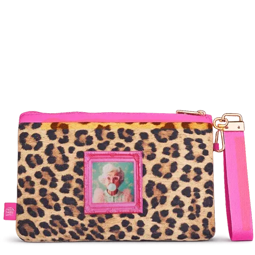 Amiek Feeling Cute toilettas panterprint 21x14 cm