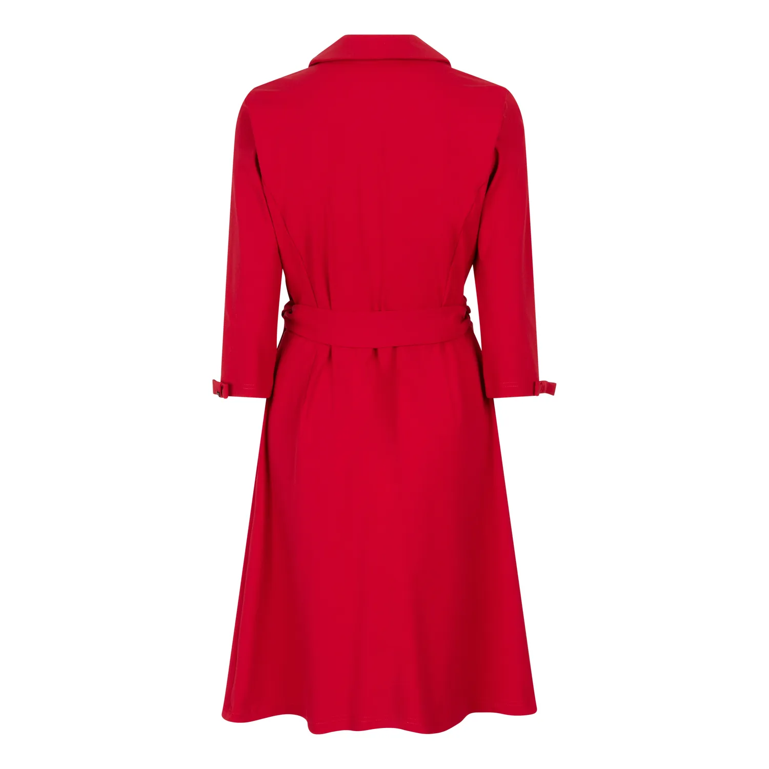 Laboutiek Diana Travel Dress jurk rood overslag