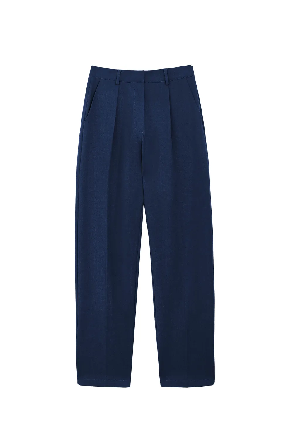 La Petite Etoile Parot broek marine carrot plooien