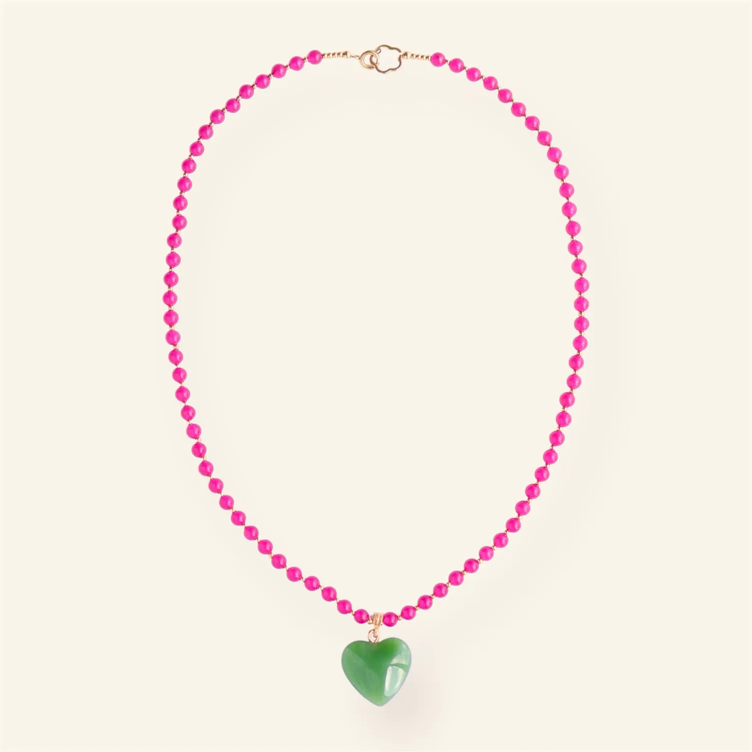 Amiek Mable Ketting Hot Pink ketting 45 cm