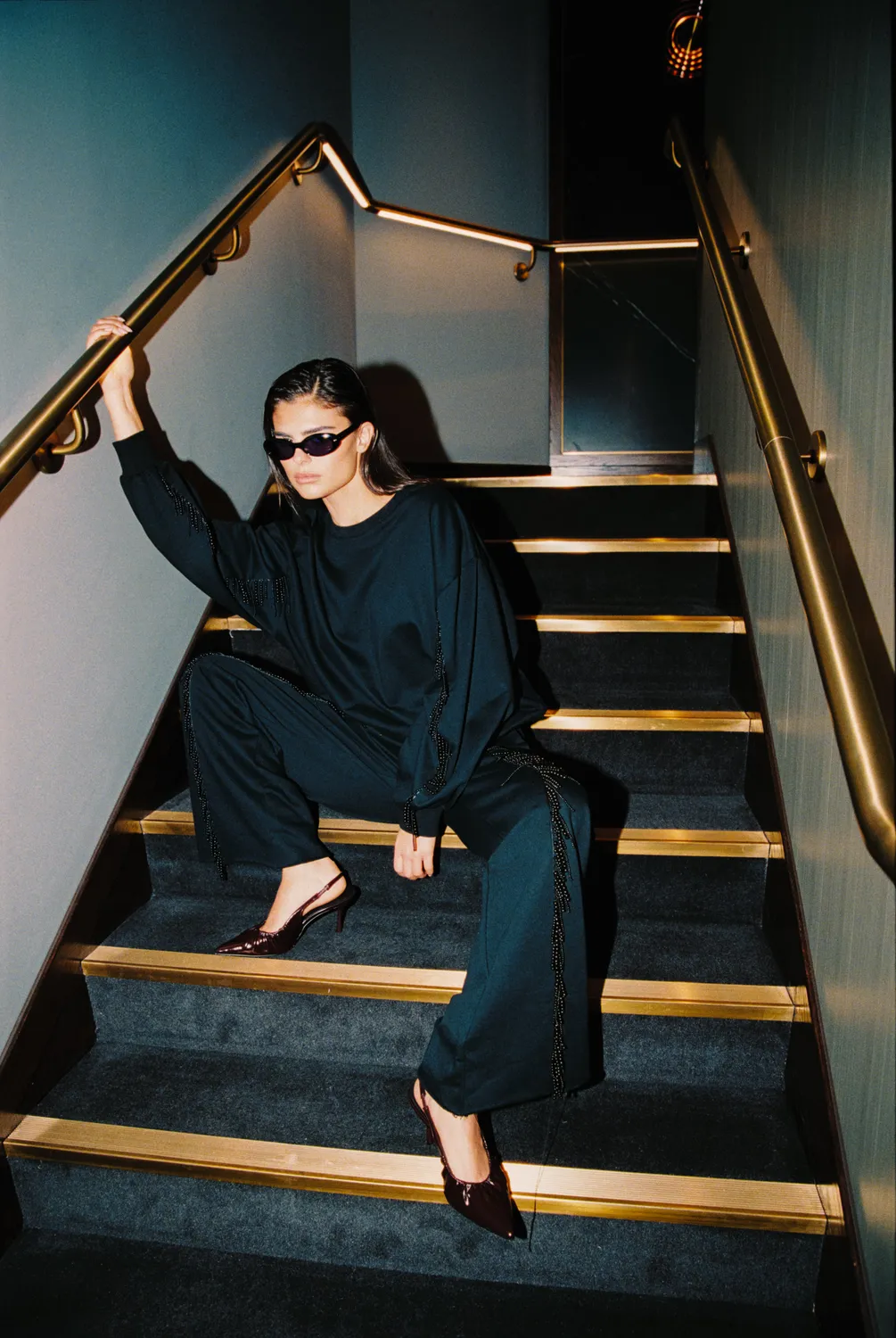Amiek Refined Mara broek zwart dames