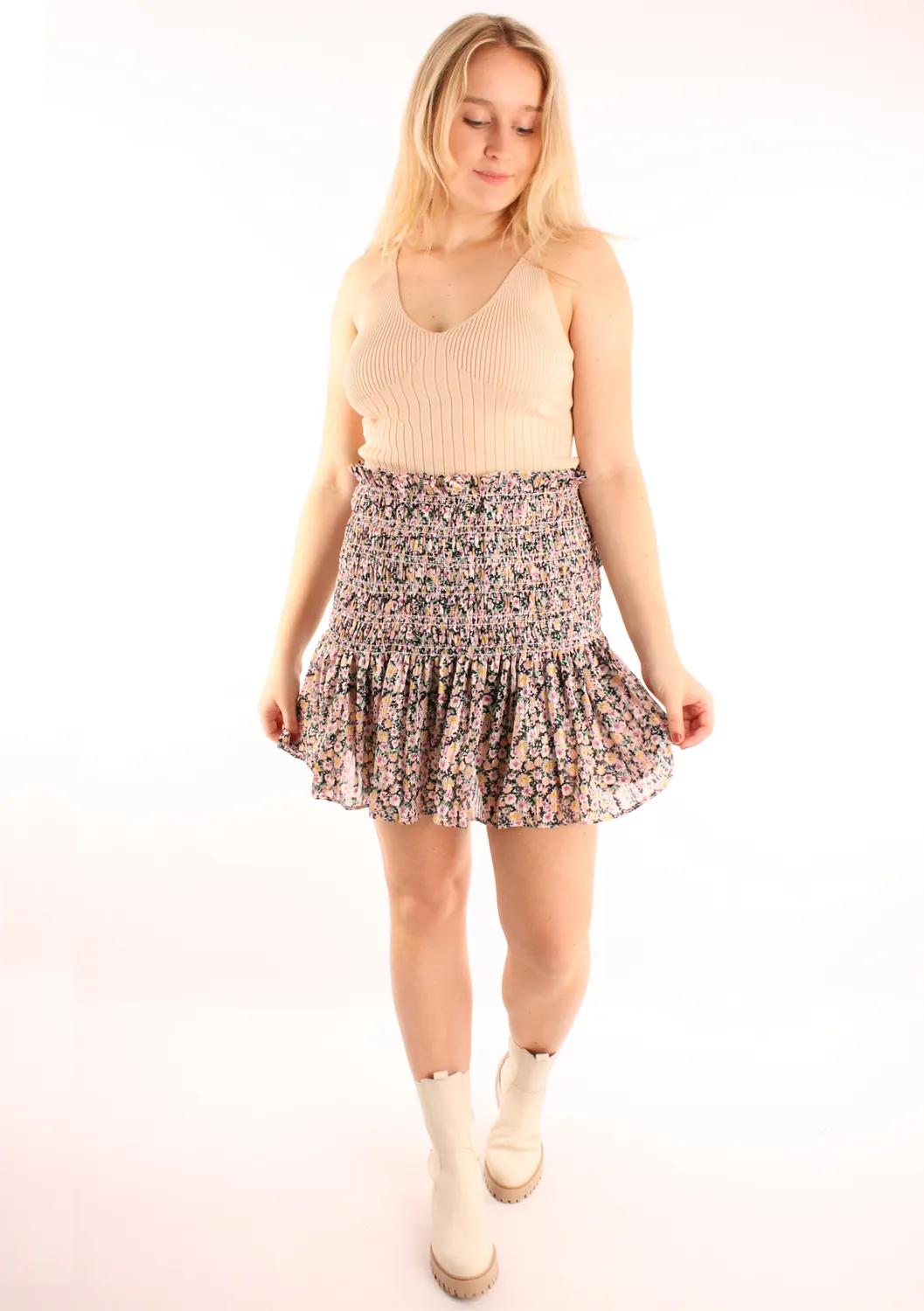 LOVEDRUNKY Rok Smock rokje zwart met broekje