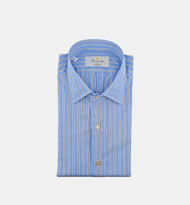 Sanfort X Officine 62204 A2250C 4703 overhemd blauw