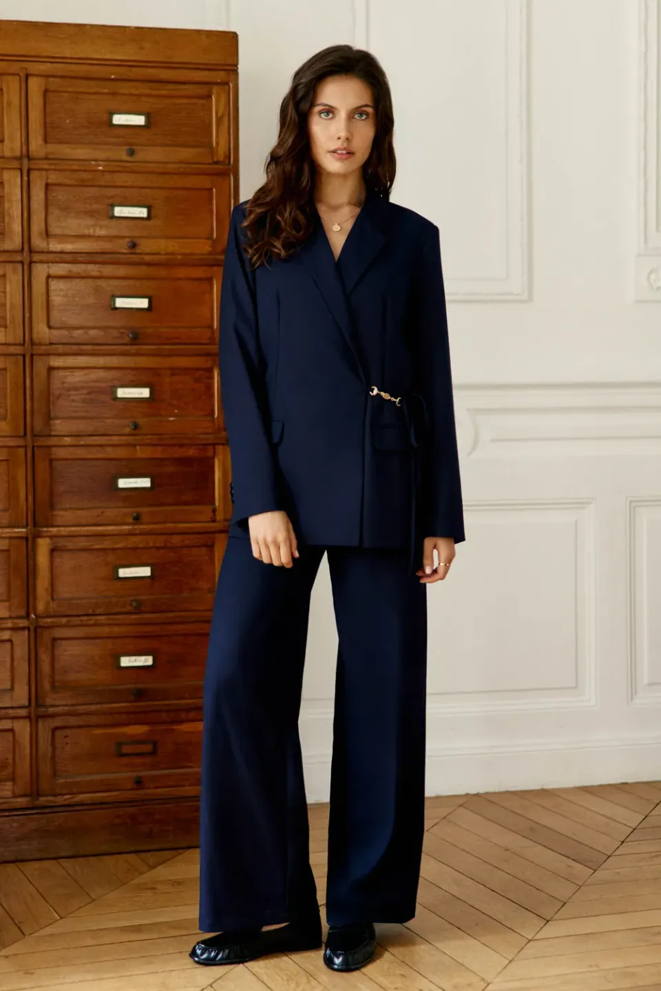 La Petite Etoile Viama blazer marine wikkel