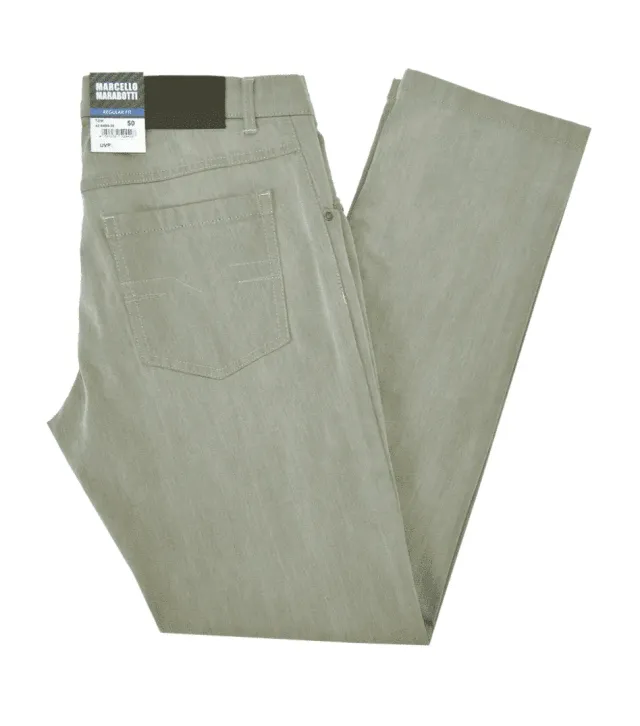 Seniorenkleding Tom herenjeans jeansblauw katoen