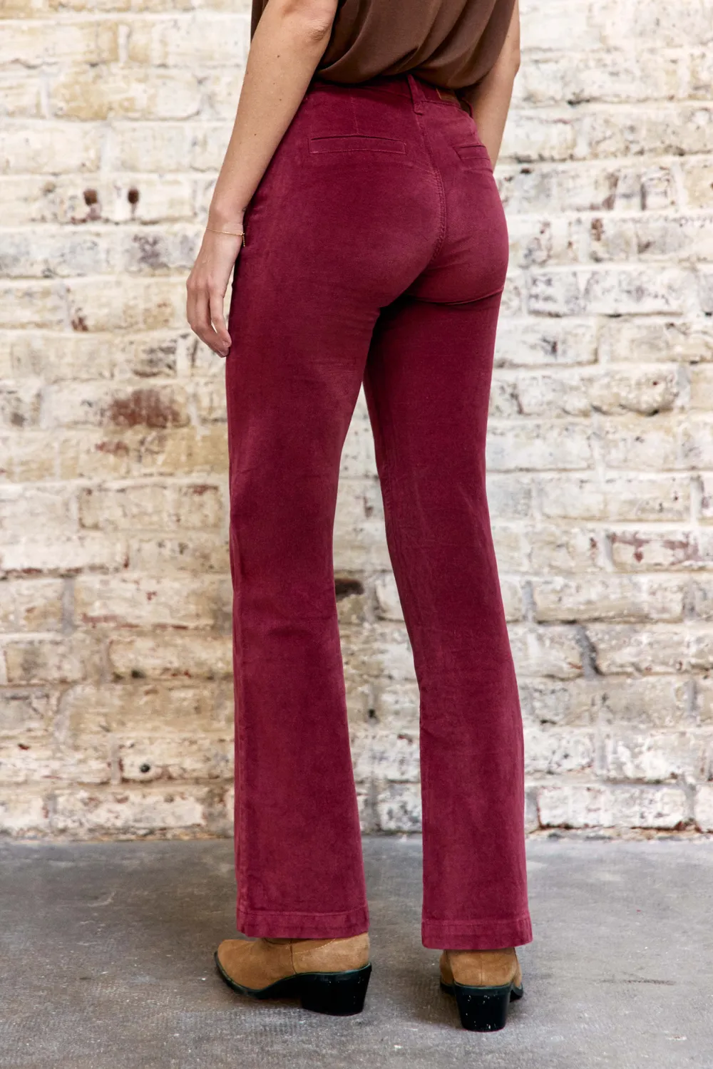 La Petite Etoile Sonny broek flare bordeaux