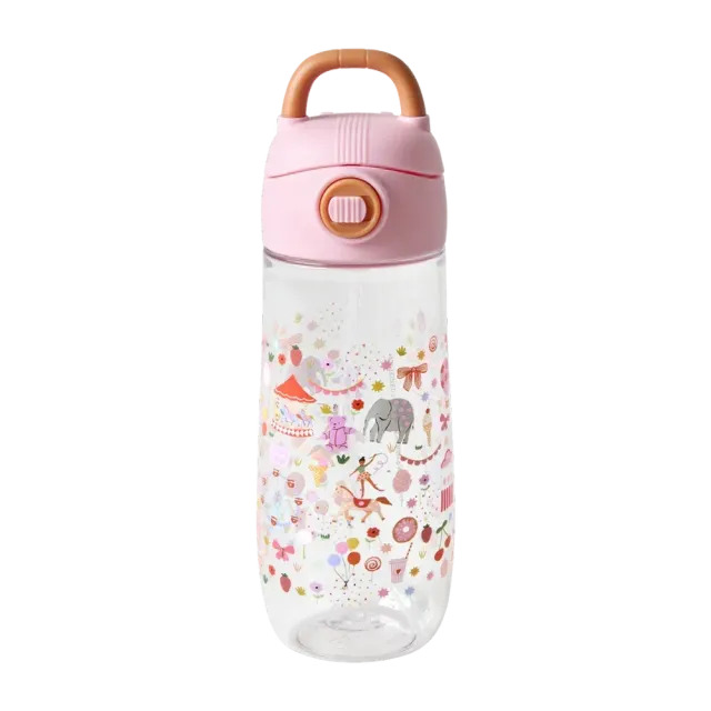 Rice Fun Fair drinkfles roze 550 ml kind