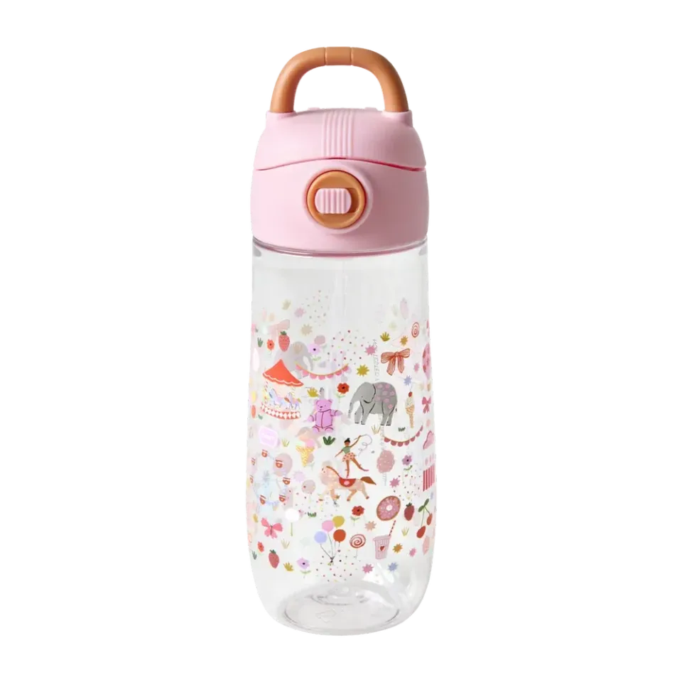 Rice Fun Fair drinkfles roze 550 ml kind