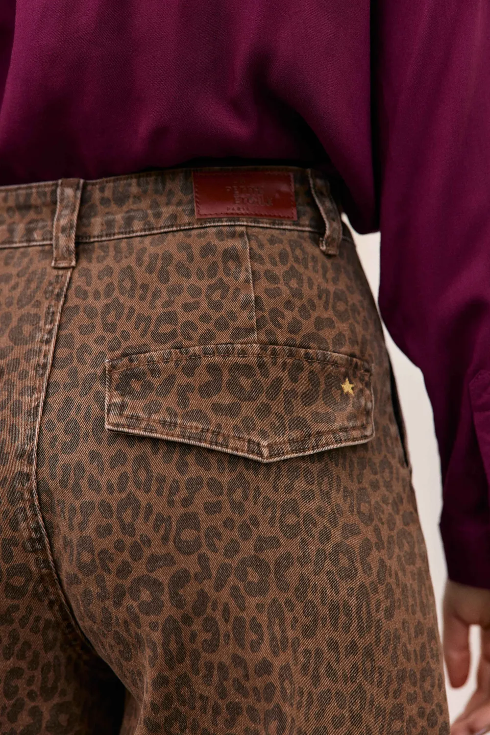 La Petite Etoile Pelyan barrel broek luipaard