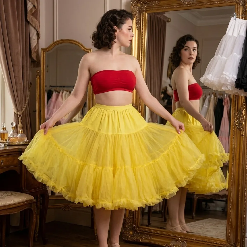 Tatyana Crinoline onderrok Navy volume nylon