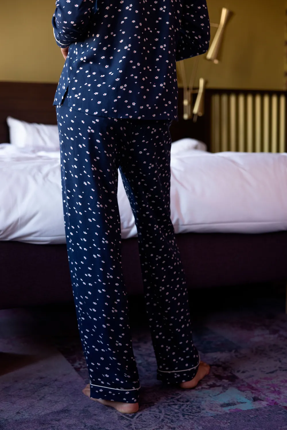 La Petite Etoile Moska pyjama set bloemenprint