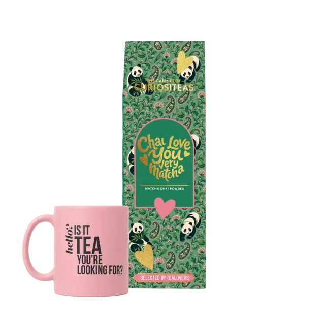 Curiositeas Matcha Chai powder giftbox bio