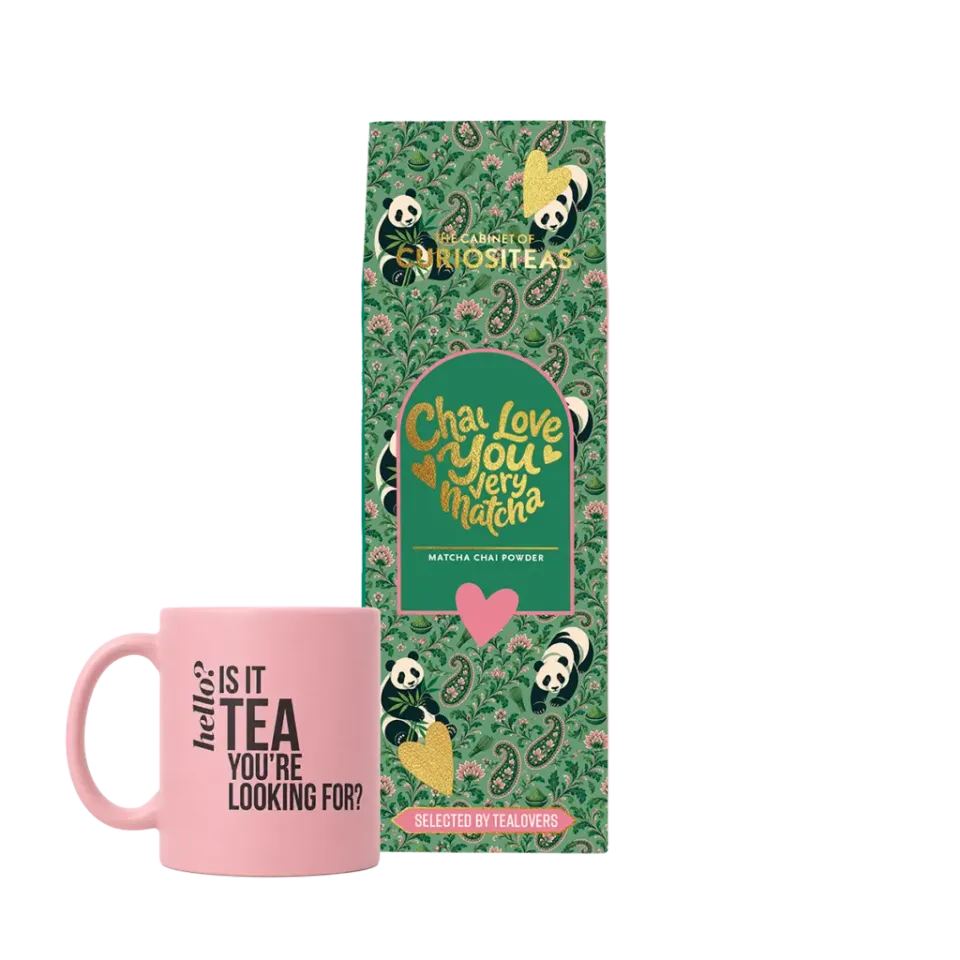 Curiositeas Matcha Chai powder giftbox bio