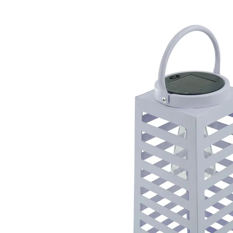 Amiek Solar lantaarn windlicht lila 32,5 cm