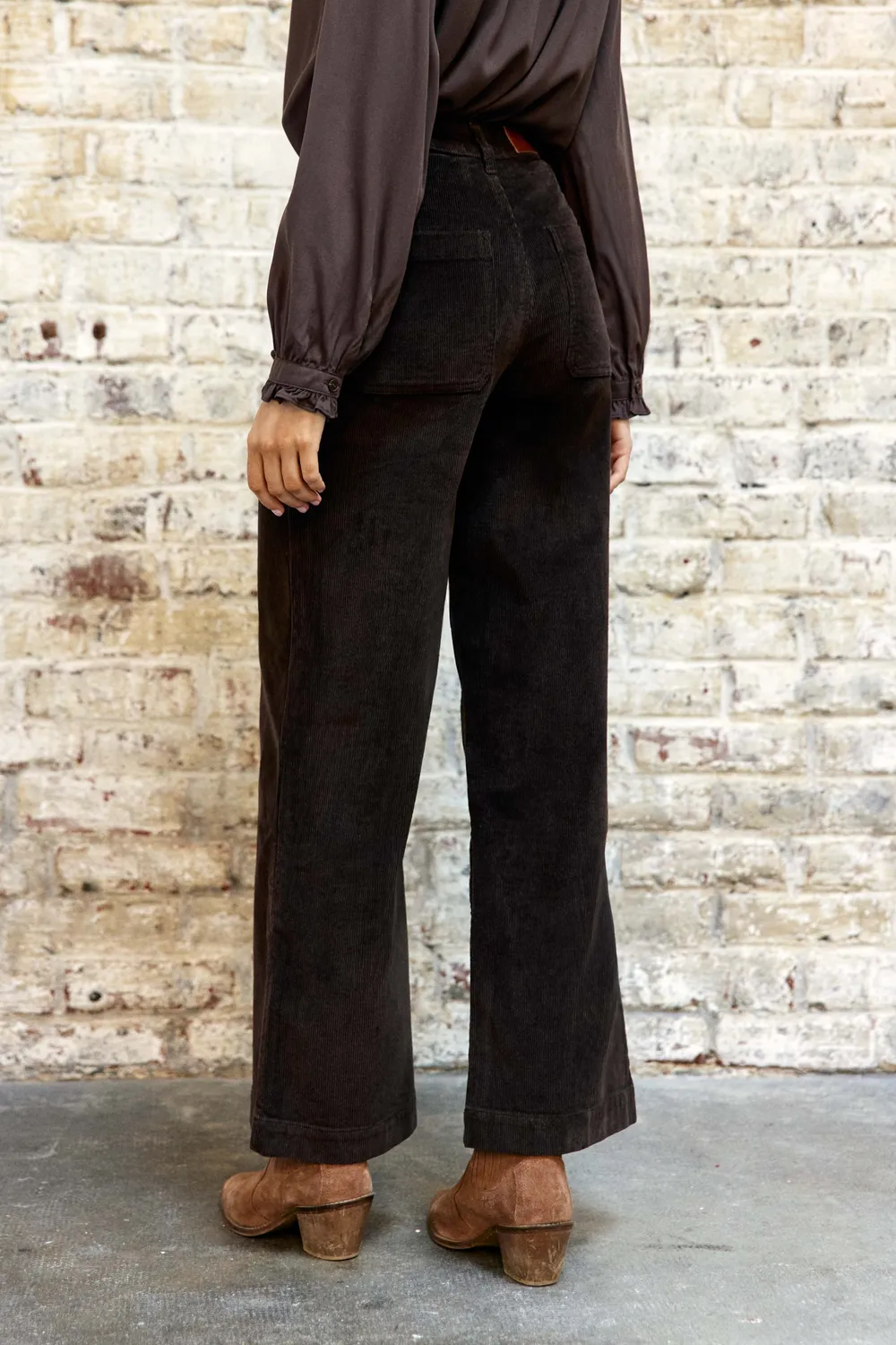 La Petite Etoile Atlanty broek bruin ribfluweel