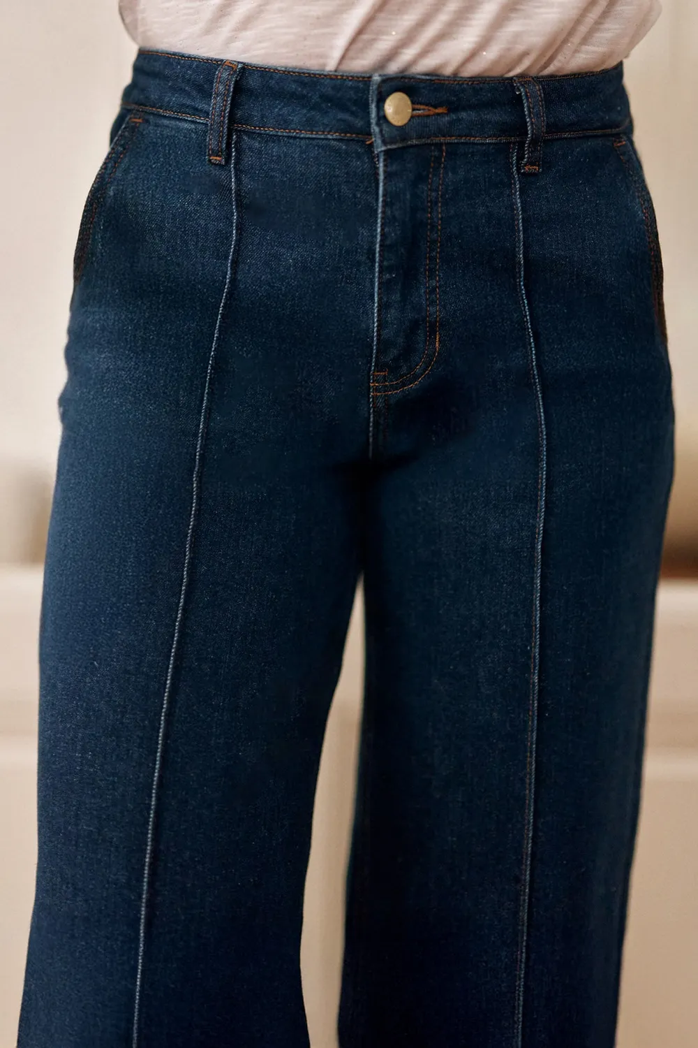 La Petite Etoile Paola straight jeans brut