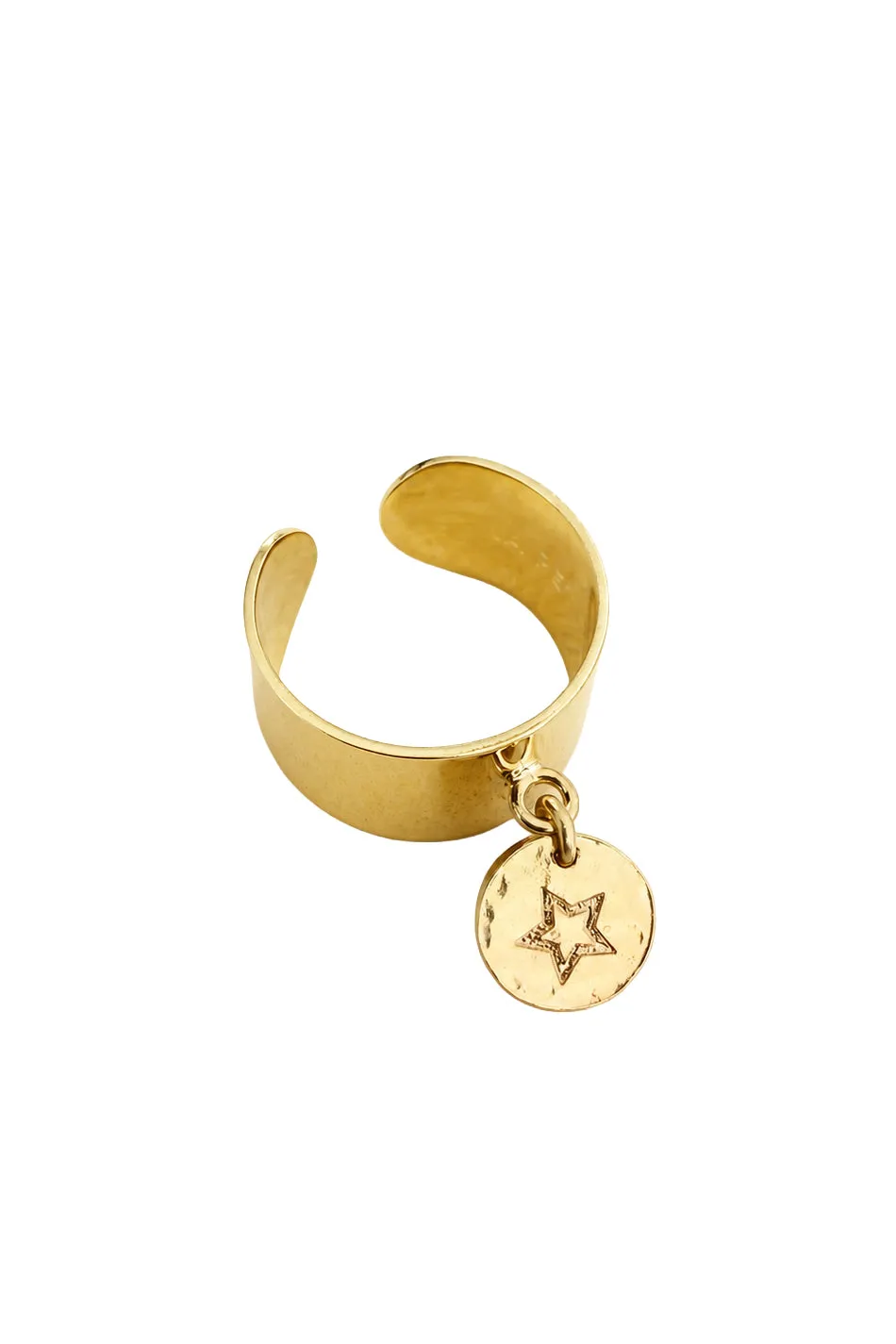 La Petite Etoile Aimi gehamerde ring goud TU