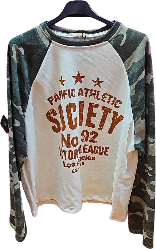 Amiek Society longsleeve onesize katoenmix maat 42