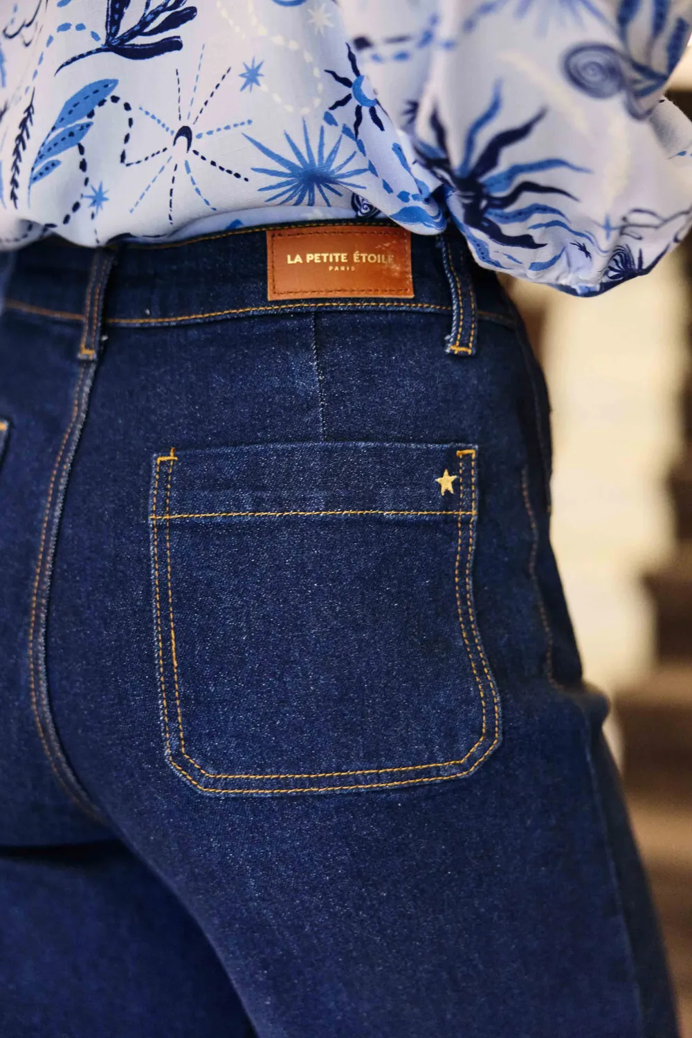 La Petite Etoile Atlanty jeans wijd brut 98