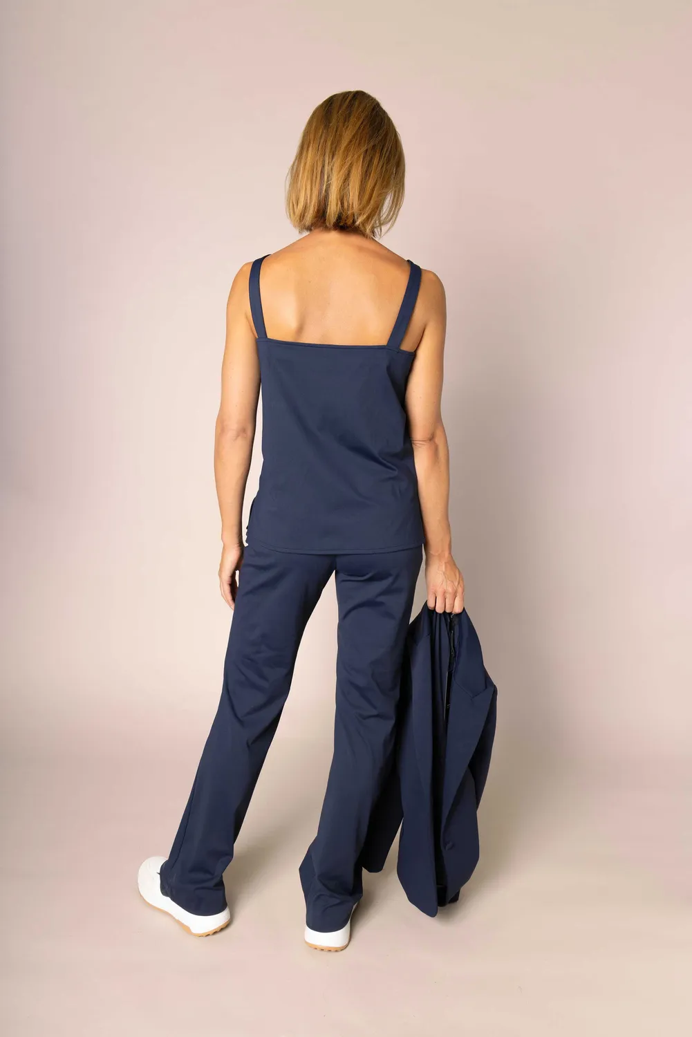 Laboutiek Amie Top top marineblauw losse fit