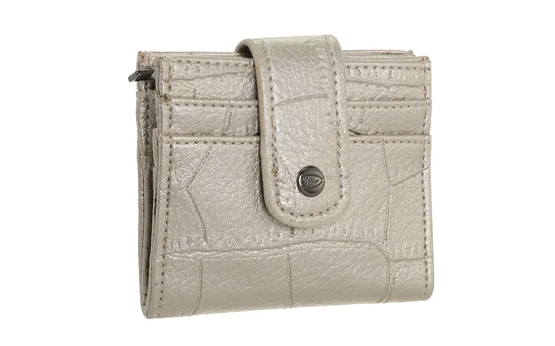 Amiek Merida portemonneetje champagne 13,5 cm