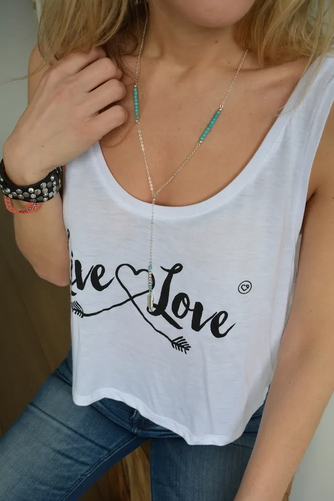 LOVEDRUNKY Bohemian ketting zilver verstelbaar