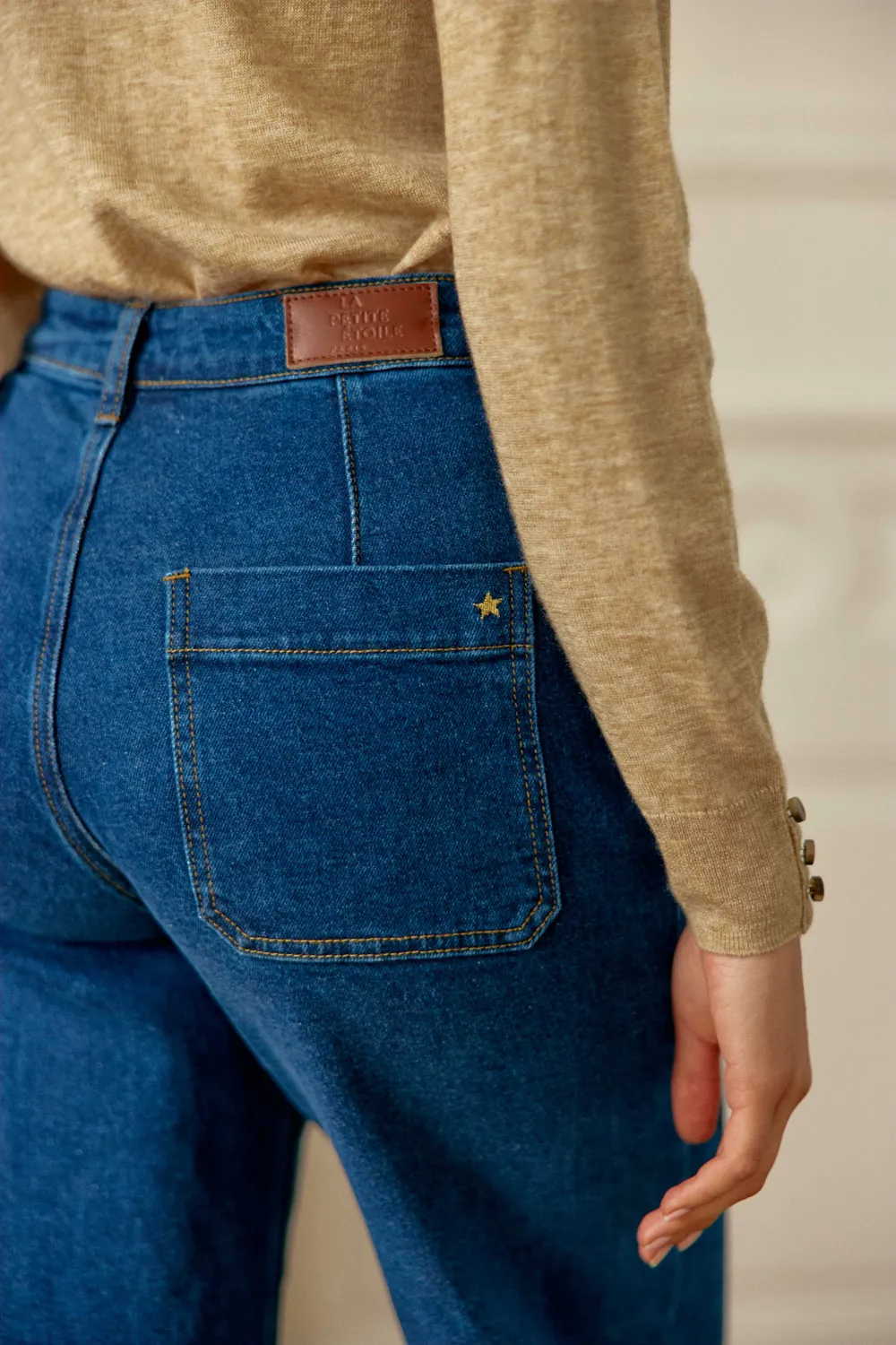 La Petite Etoile Atlantyna jeans wash wide leg