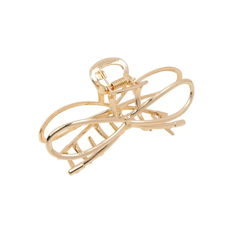 Amiek Golden Bow hairclaw goud 10 cm